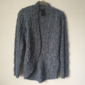 Lafayette 148 Blue Wool Cardigan